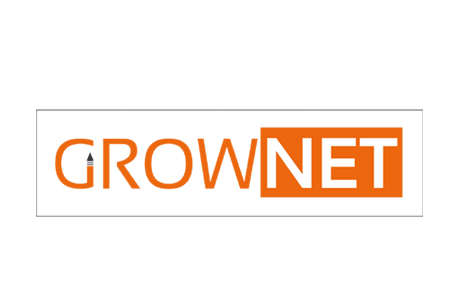 grow net logo design